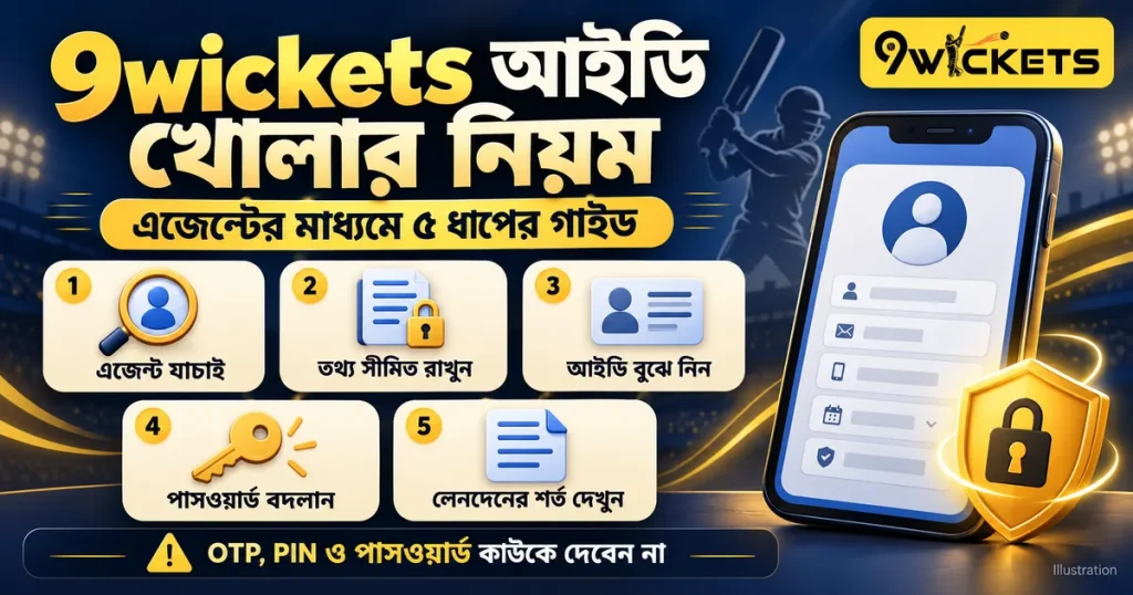 9wickets আইডি খোলার নিয়ম